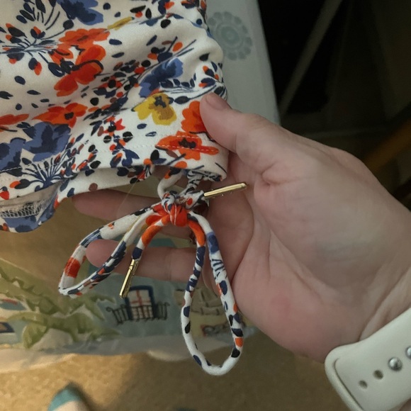 JONES New York Signature Like New Skort Plus XXL Floral Skirt Solid White Short - Picture 3 of 6